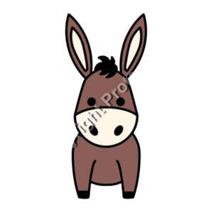 Brown donkey onesie Design
