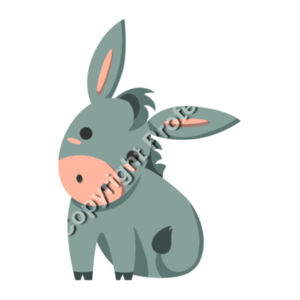 Grey donkey onesie Design
