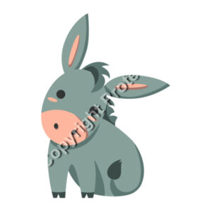 Grey donkey onesie Design