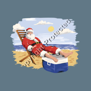 Sun, surf and Santa Design